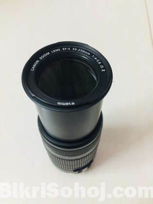 Canon 55-250 mm IS II Telephoto Zoom Lens